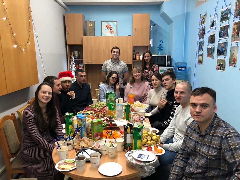 Monthly meetings of volunteers