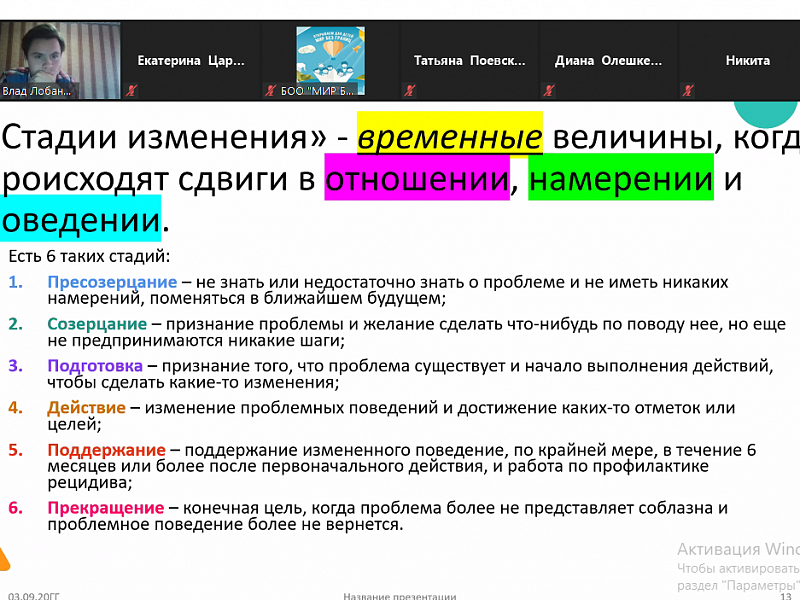 Онлайн консультации для специалистов