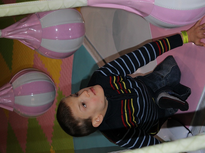 Children in a leasure centre.