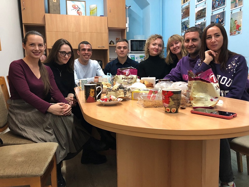 Monthly meetings of volunteers