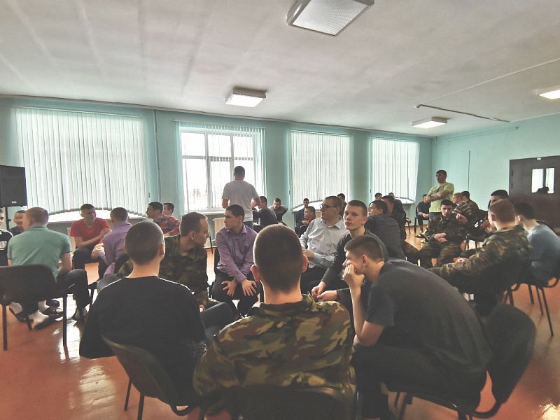 Накануне 23 февраля МБГ посетил Кривичское СЛВПТУ закрытого типа